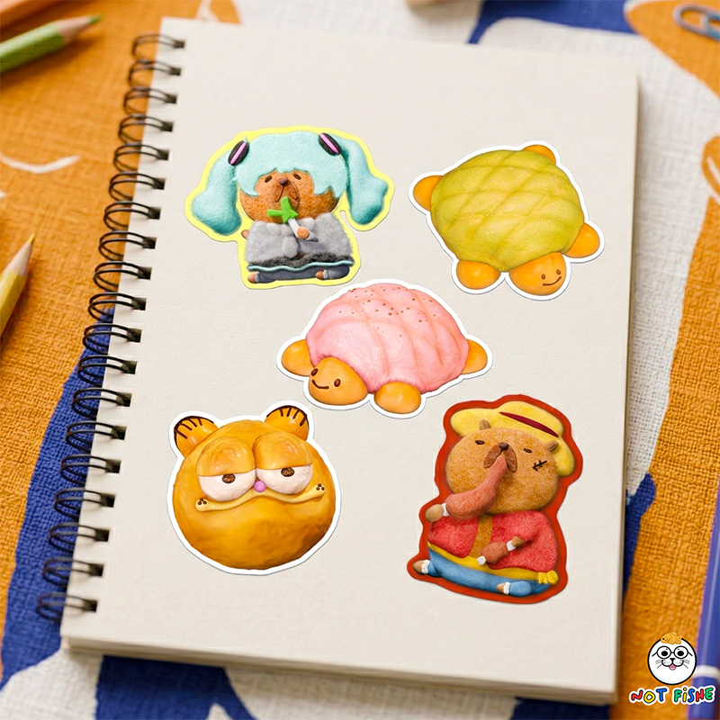 Felt and Clay Like Stickers