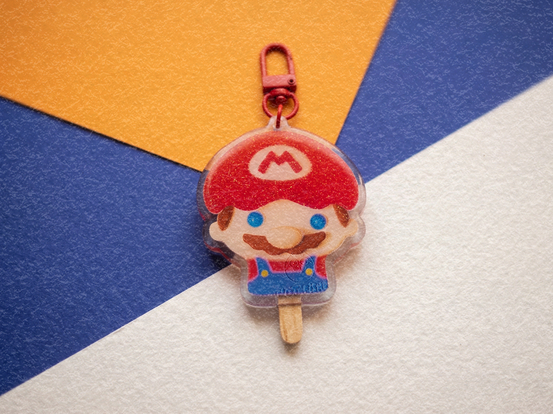 Stage 4 - Finished acrylic keychain merchandise