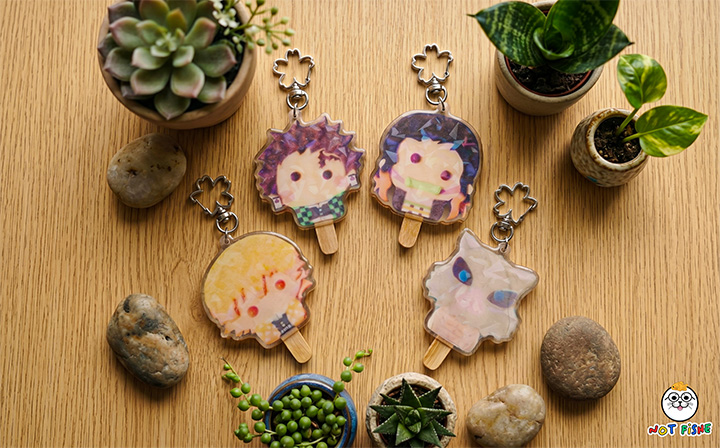 Yu-Gi-Oh! popsicle series acrylic keychain