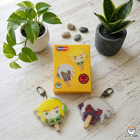 Link popsicle acrylic keychain