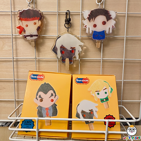 Popsicle Series acrylic keychains