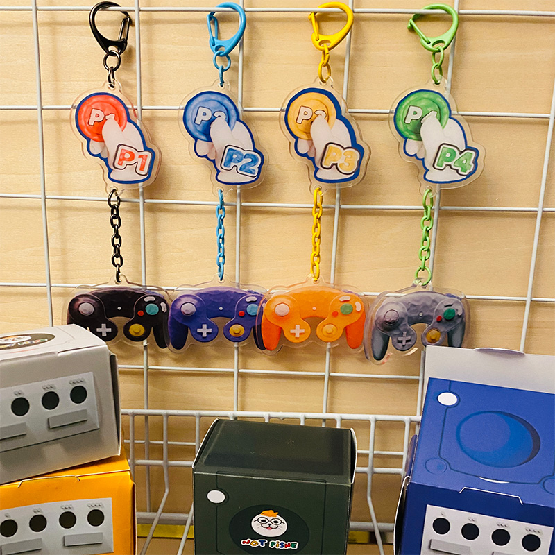 Gamecube Controller Keychain